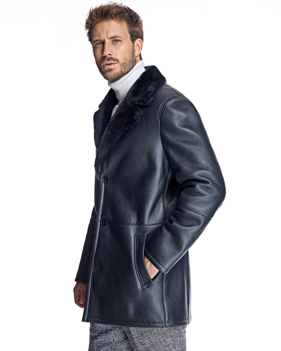 Men's Nappa Shearling Lamb Jacket Product Image