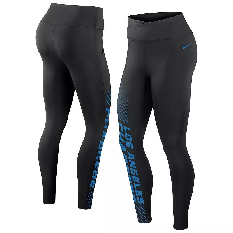 Women's Nike Black Denver Broncos Yard Line Crossover Leggings,  Product Image