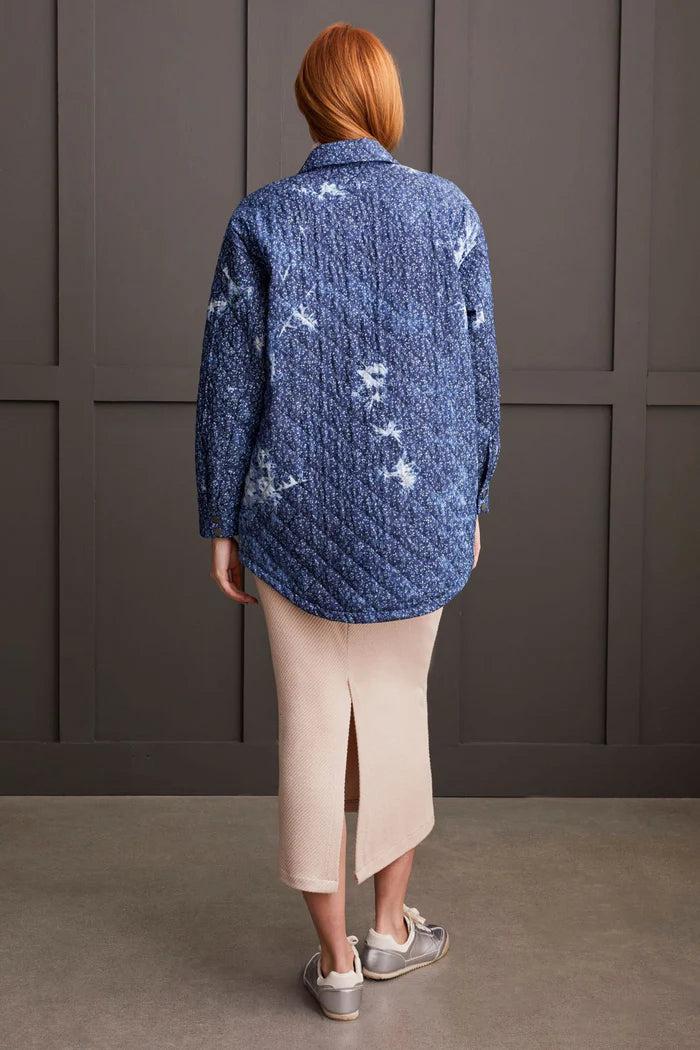 Printed Quilted Shacket Product Image