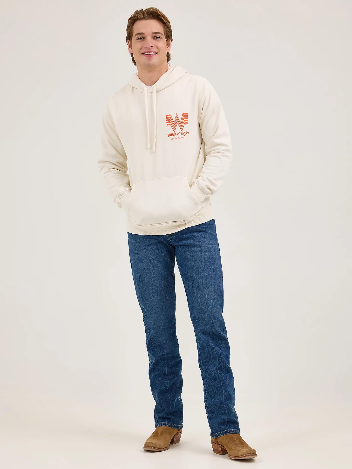 Wrangler x Whataburger Men's Hoodie in Marshmallow Product Image