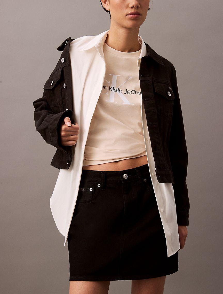 Denim Mini Skirt Product Image