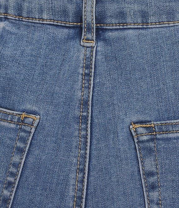 Charlie B. Stretch Denim Mid Rise Flare Leg Jeans Product Image