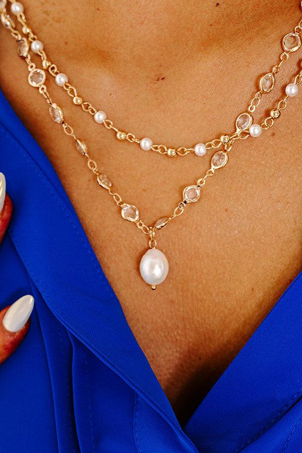 Oceanside Bliss Layered Necklace in Gold Product Image