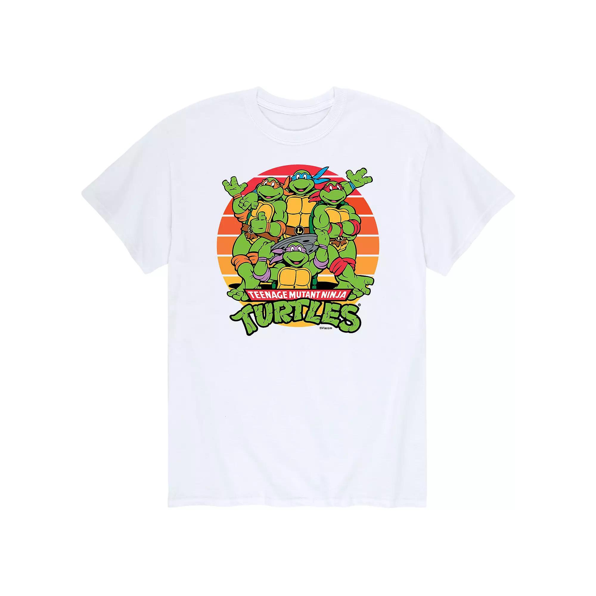 Men's Teenage Mutant Ninja Turtles Retro Sunset Tee,  Product Image