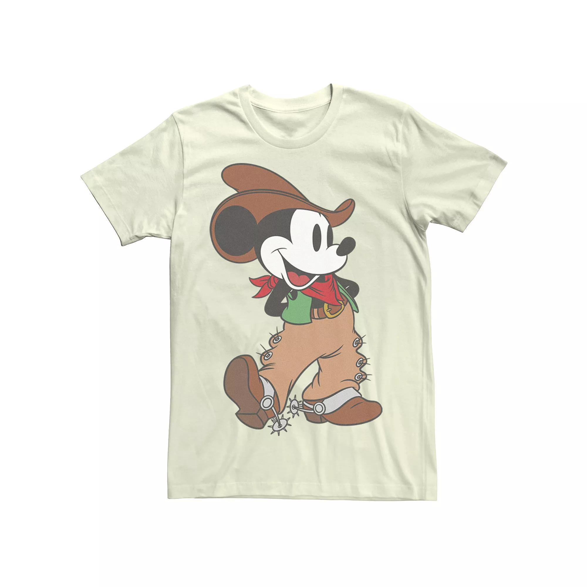 Disney's Mickey Mouse Cowboy Outfit Men's Tee,  Product Image