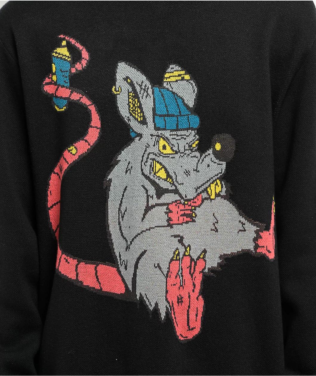 Empyre Street Rat Black Sweater Product Image