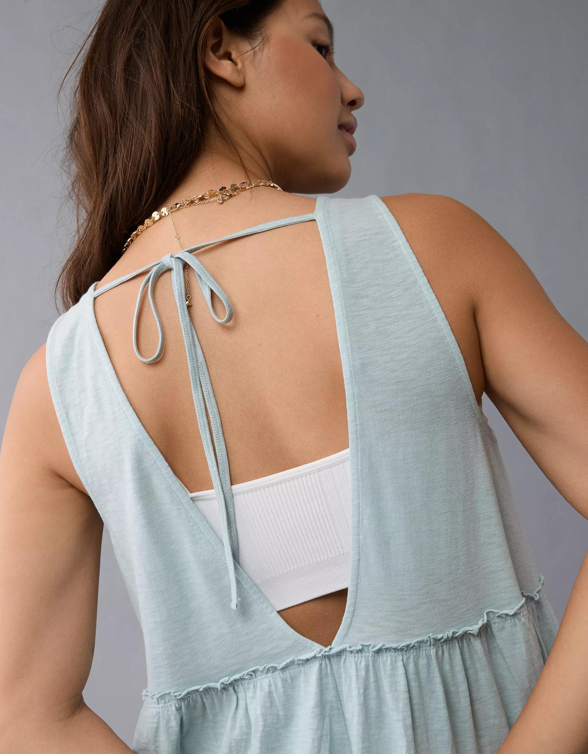 AE Sunchaser Knit V-Neck Jumpsuit Product Image