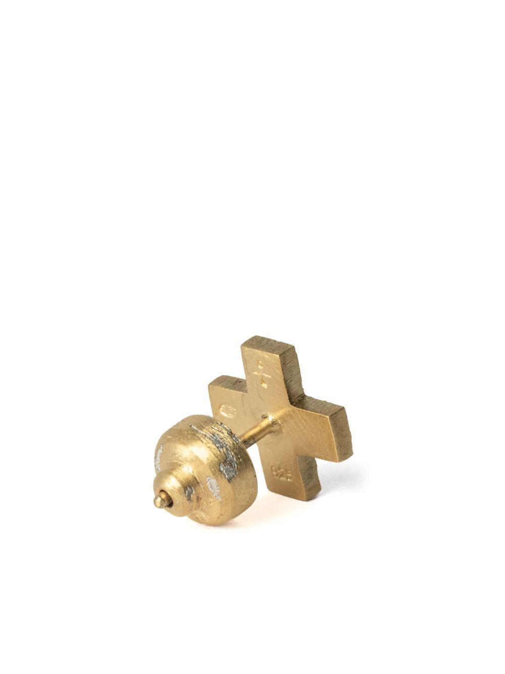 Plus sterling silver stud earring Product Image