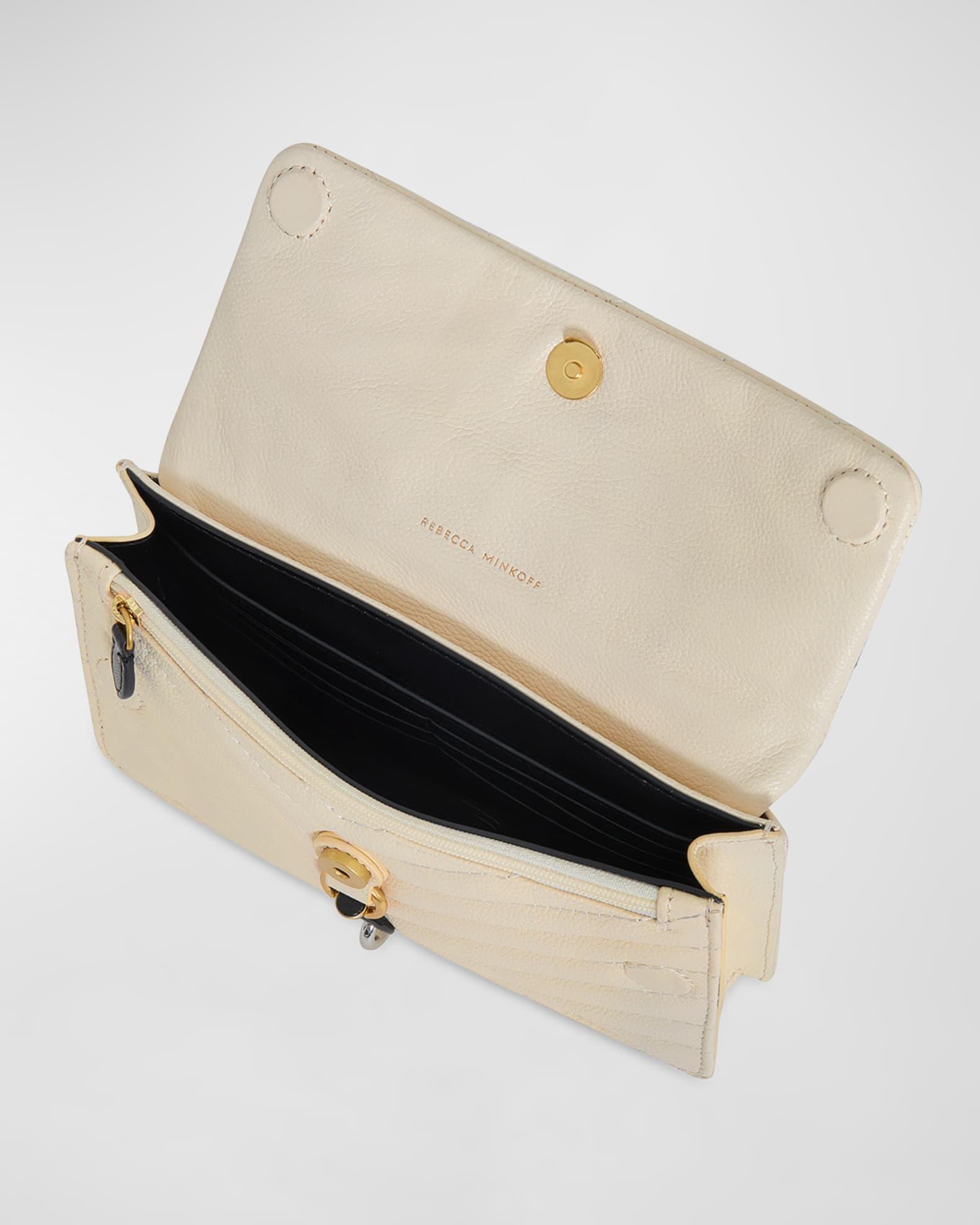 Edie Mini Quilted Leather Chain Crossbody Bag Product Image