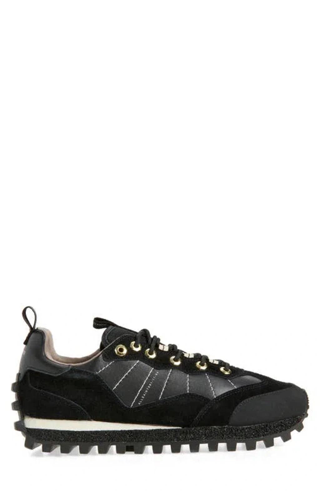 ALLSAINTS Nevis Cleated Sneaker In Black Product Image