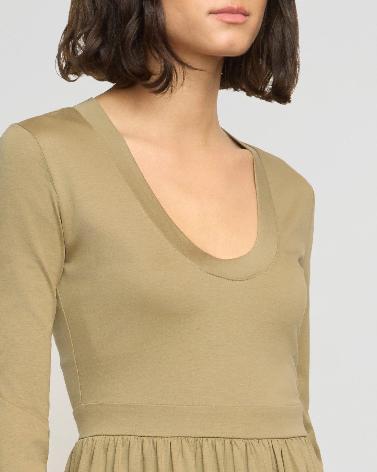 Cherie U-Neck Jersey Dress Product Image