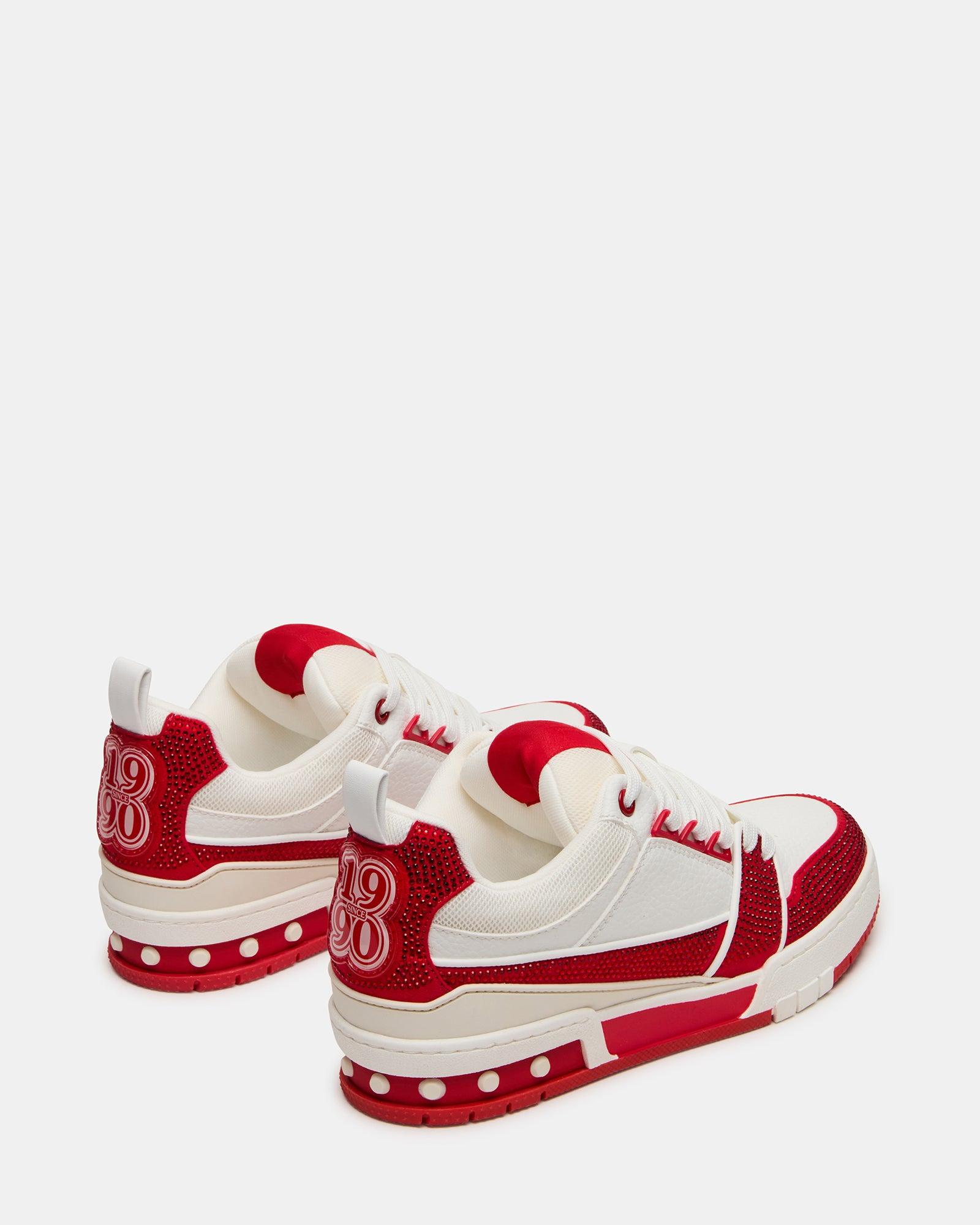 SKATER RED/WHITE RHINESTONES Female Product Image