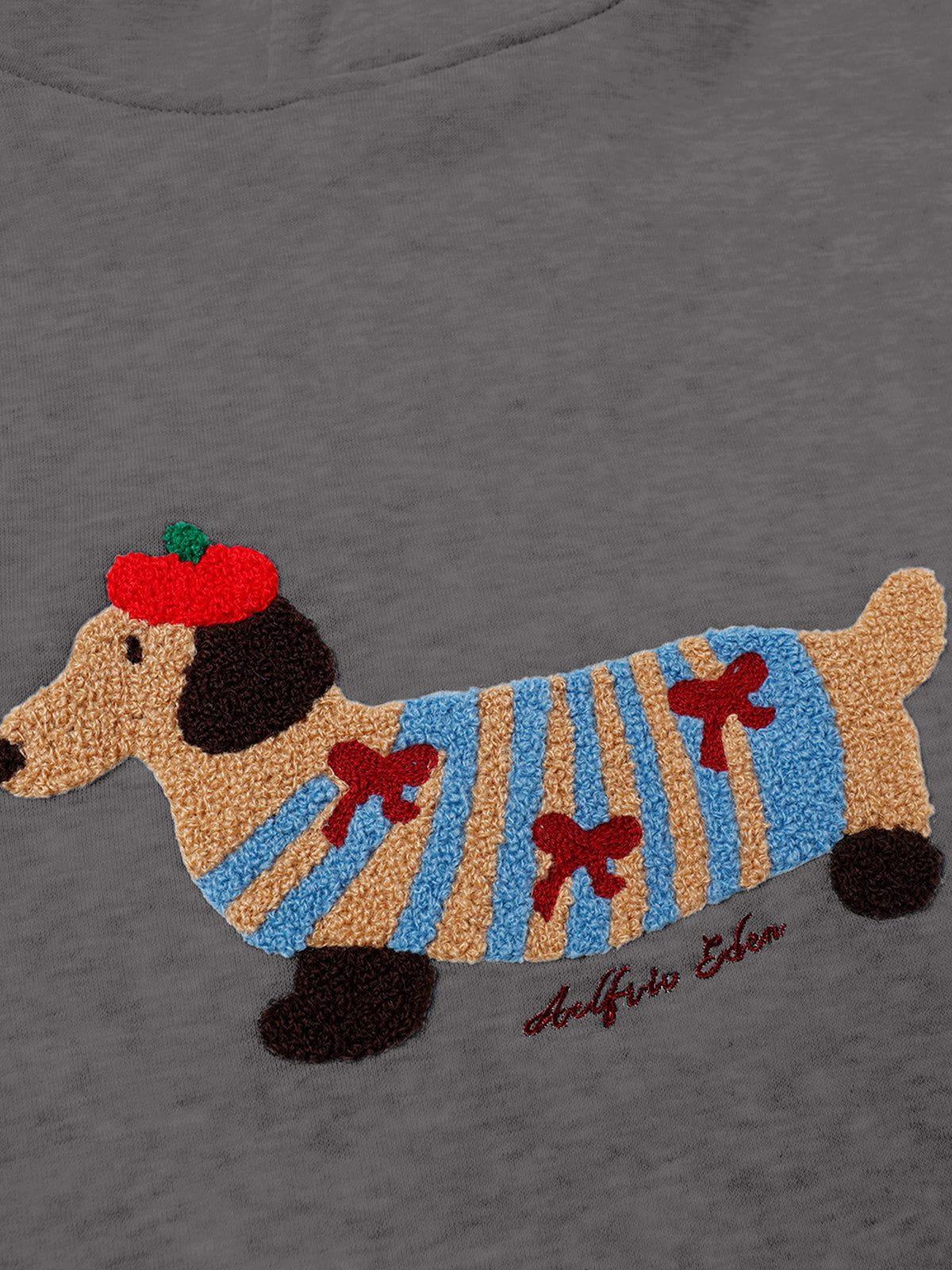 Aelfric Eden Cartoon Dachshund Hoodie Product Image