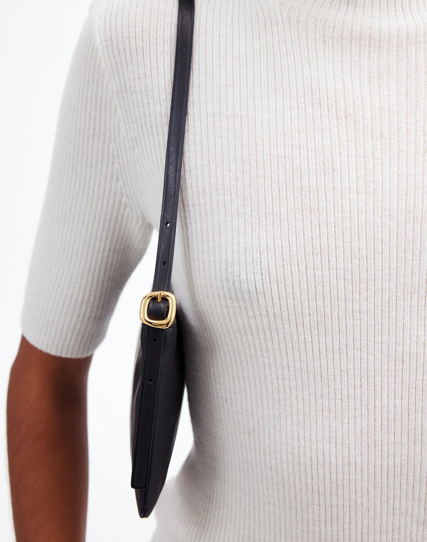 The Sculptural-Buckle Mini Shoulder Bag Product Image