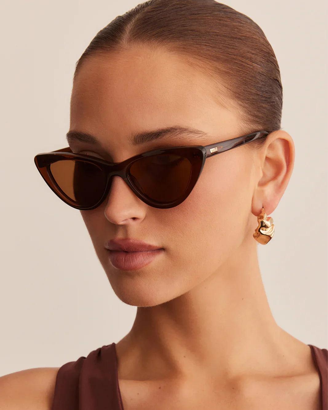 Banbe | Isla Sunglasses Mocha Chocolate Product Image