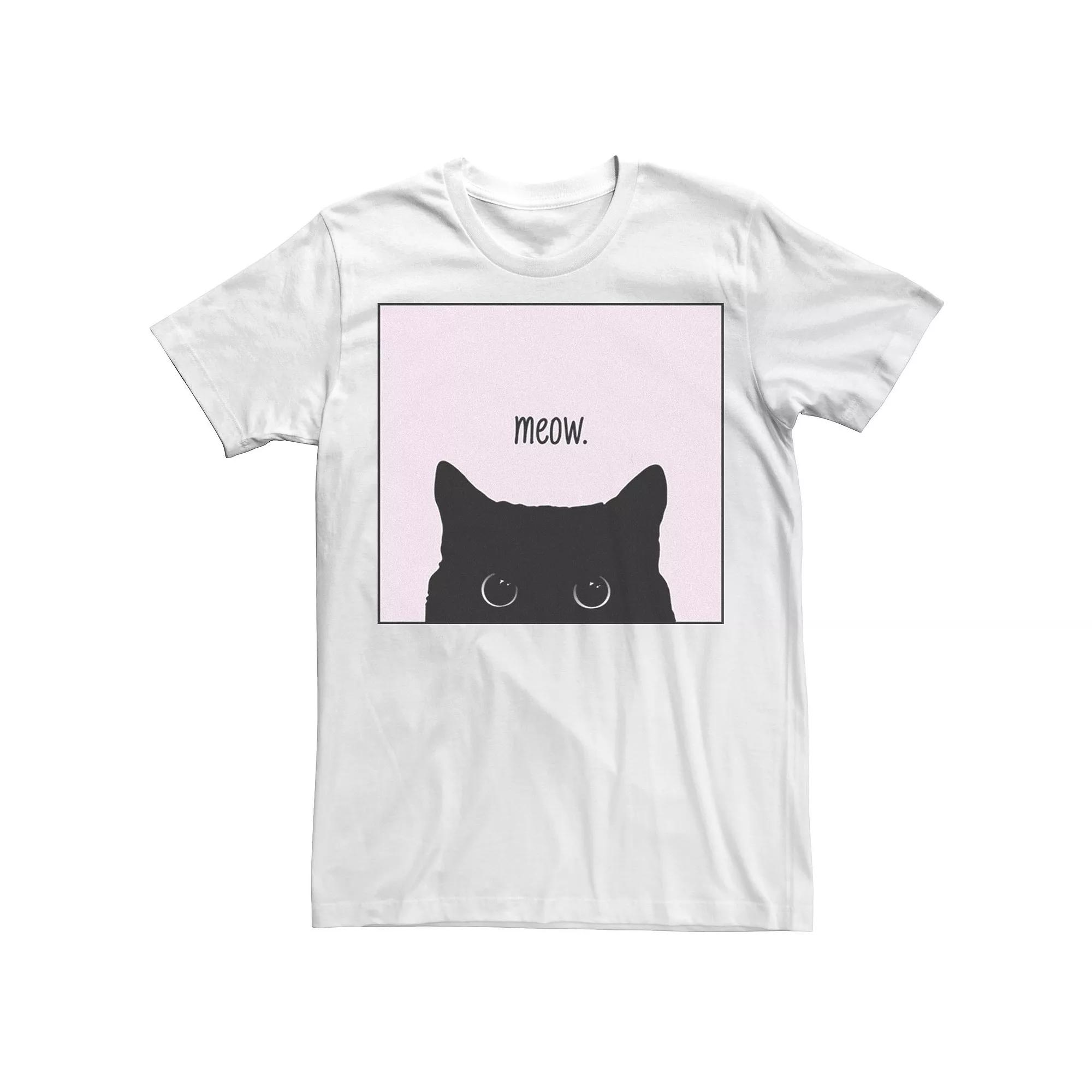 Men's Meow Cat Pop Art Tee,  Product Image