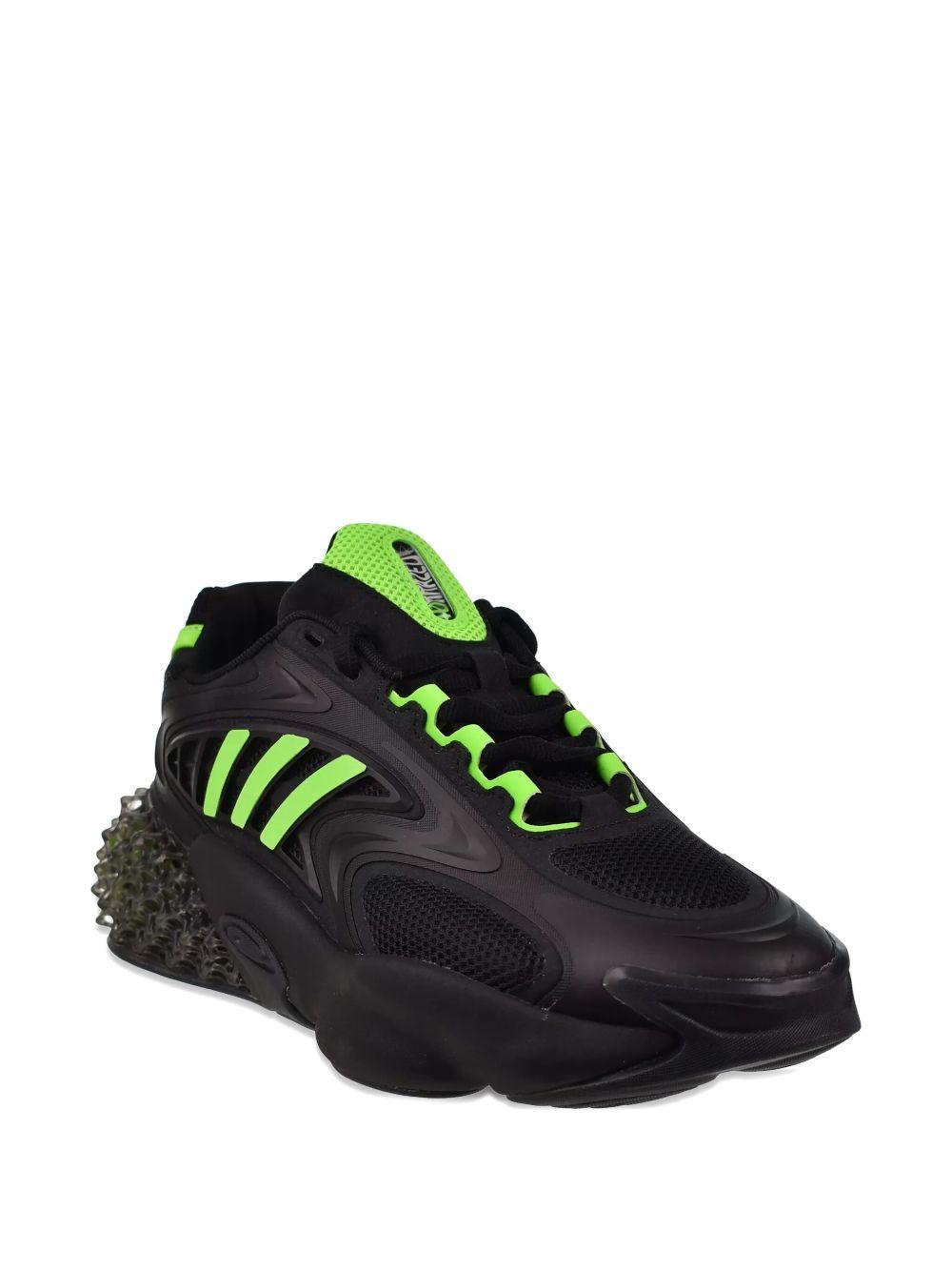 4D Krazed "Black/Green" sneakers Product Image