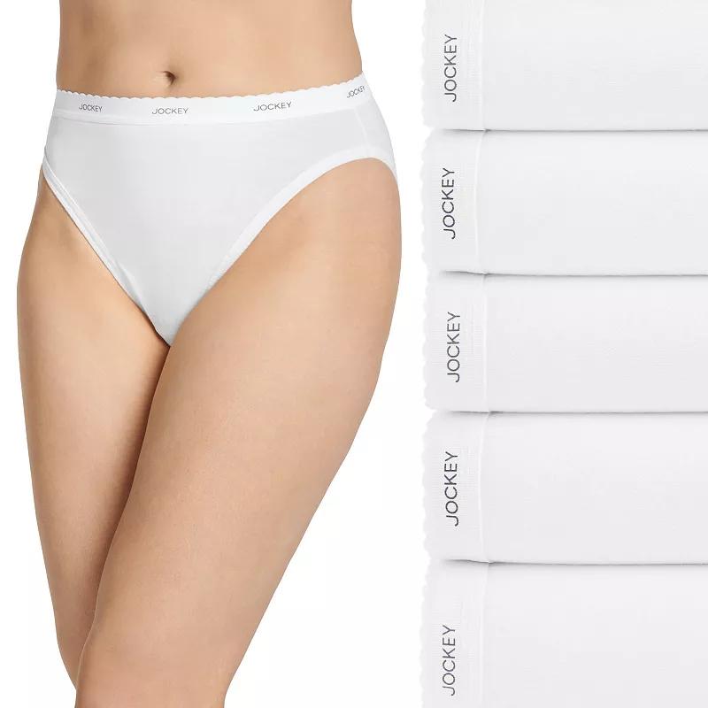 Women's Jockey® Classic 5-Pack Cotton French-Cut Panty Set 1744,  Product Image