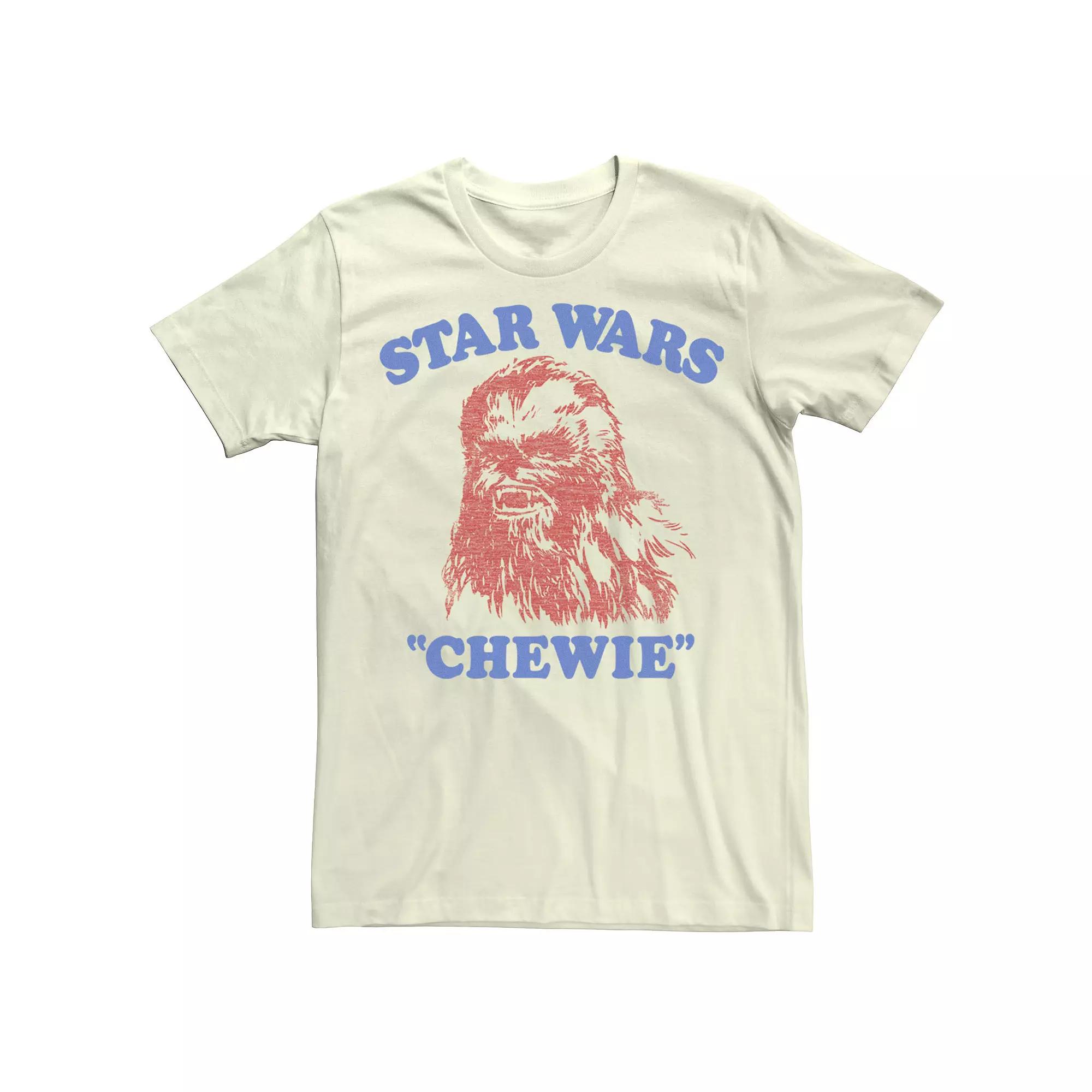 Men's Star Wars Chewie Vintage Stamp Tee,  Product Image
