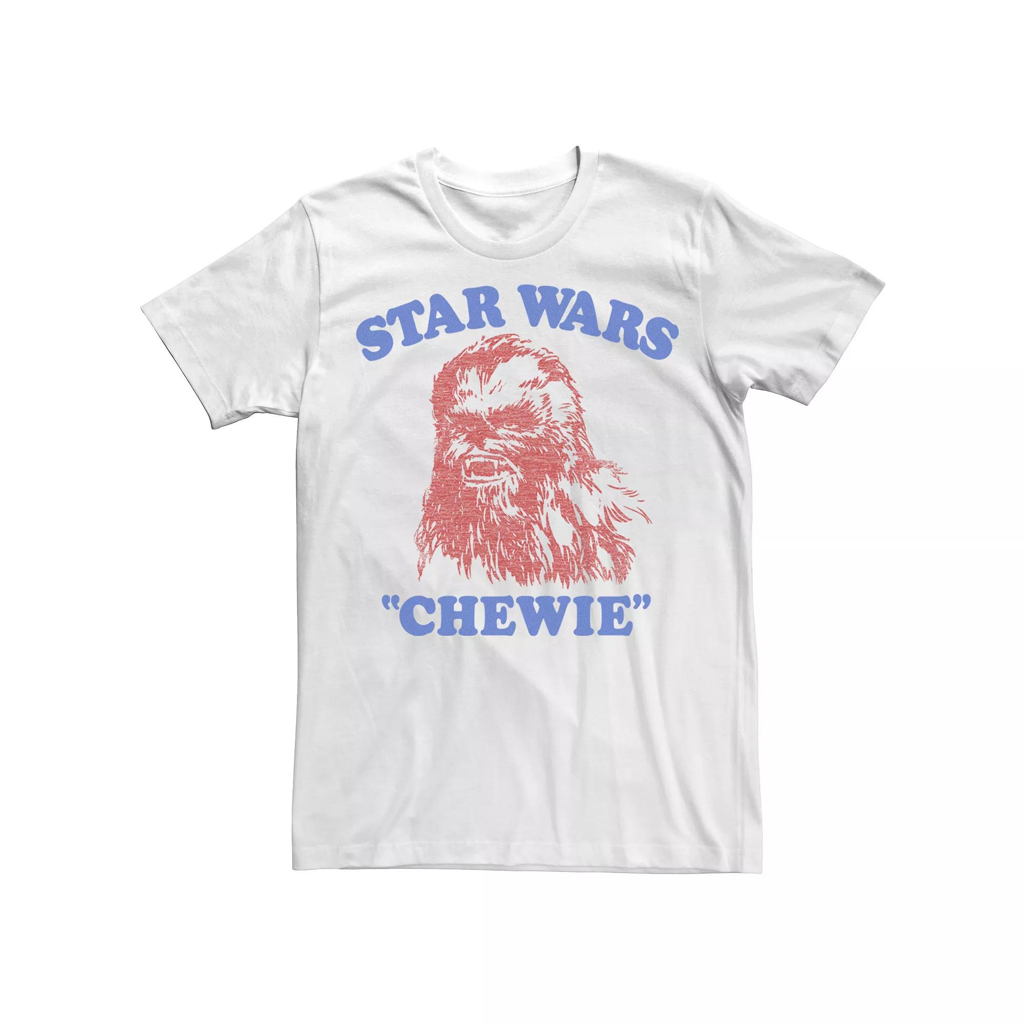 Men's Star Wars Chewie Vintage Portrait Tee,  Product Image