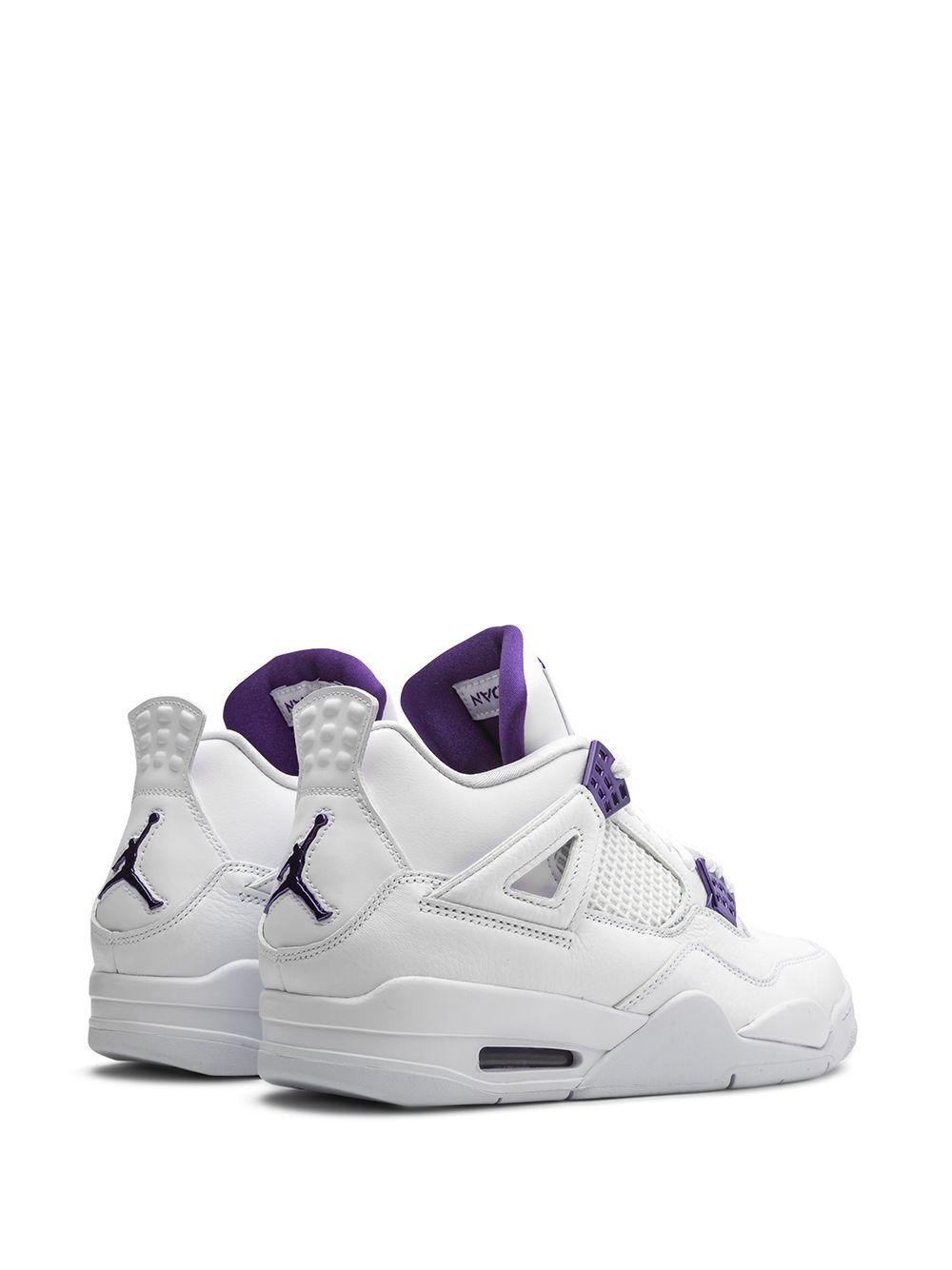 Air Jordan 4 Retro "Metallic Pack - Purple" sneakers Product Image