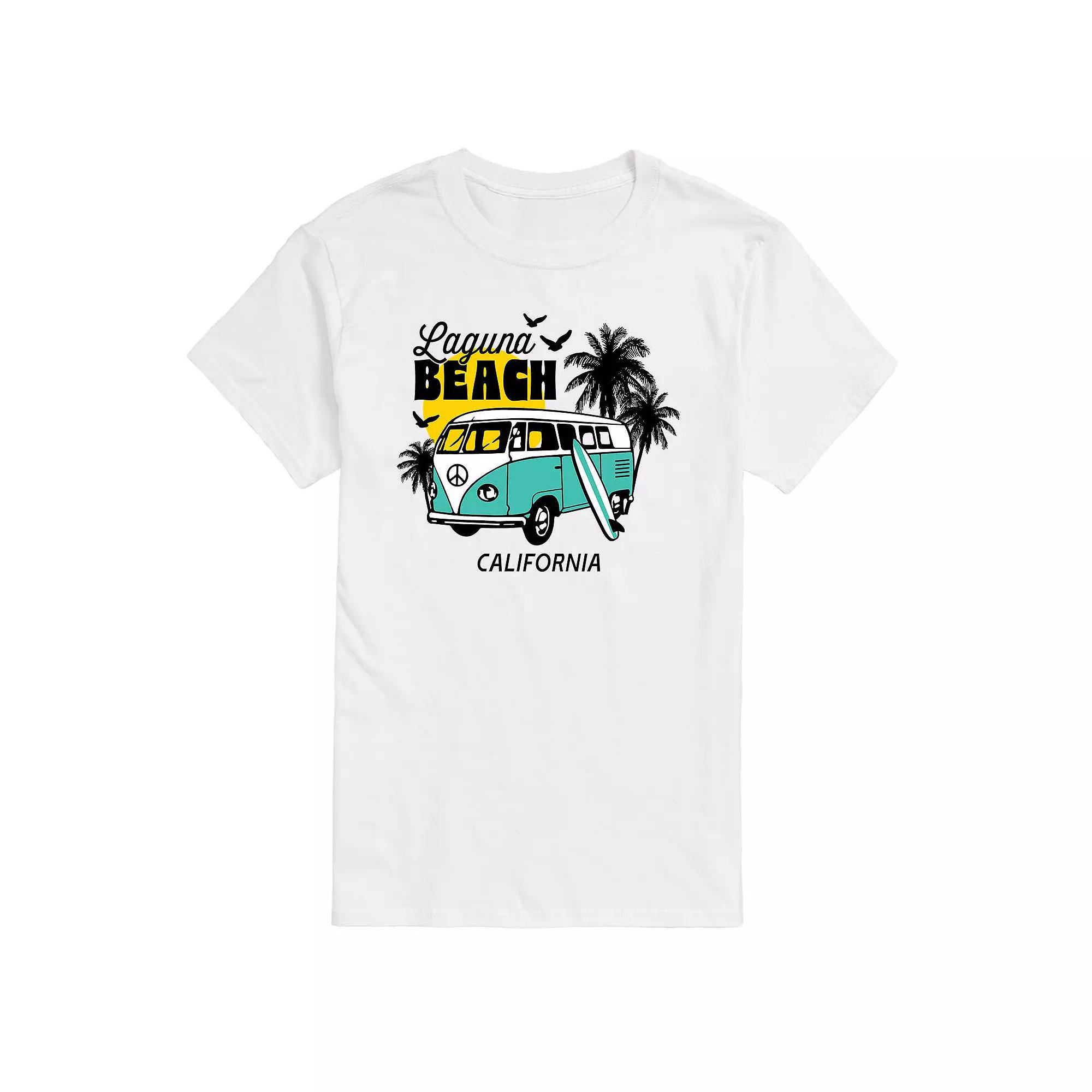Big & Tall Laguna Beach California Graphic Tee., Men's,  Product Image