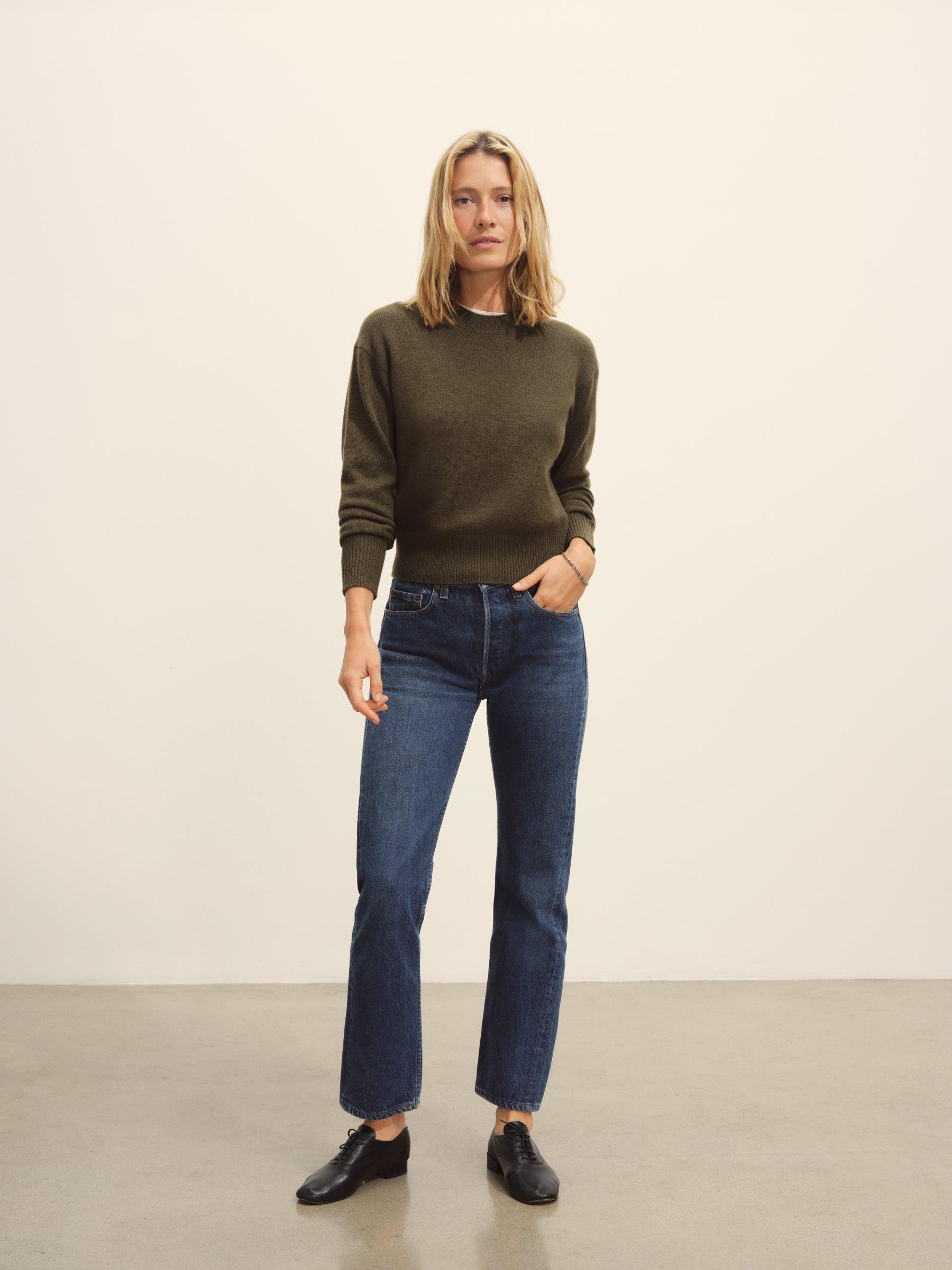 Coastal Fern Idyllwild Cashmere Crew Product Image