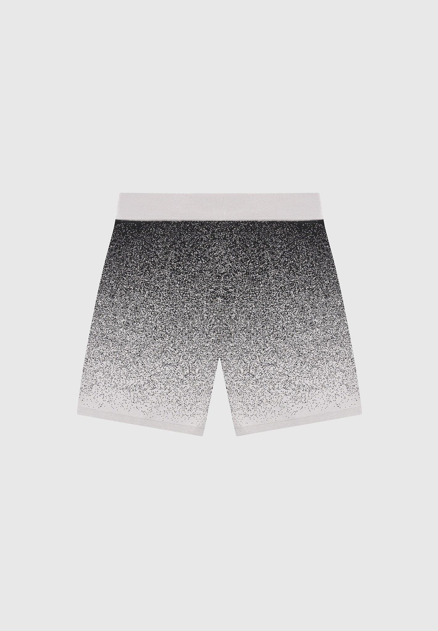 Ombré Knit Shorts - Grey/Black Male Product Image
