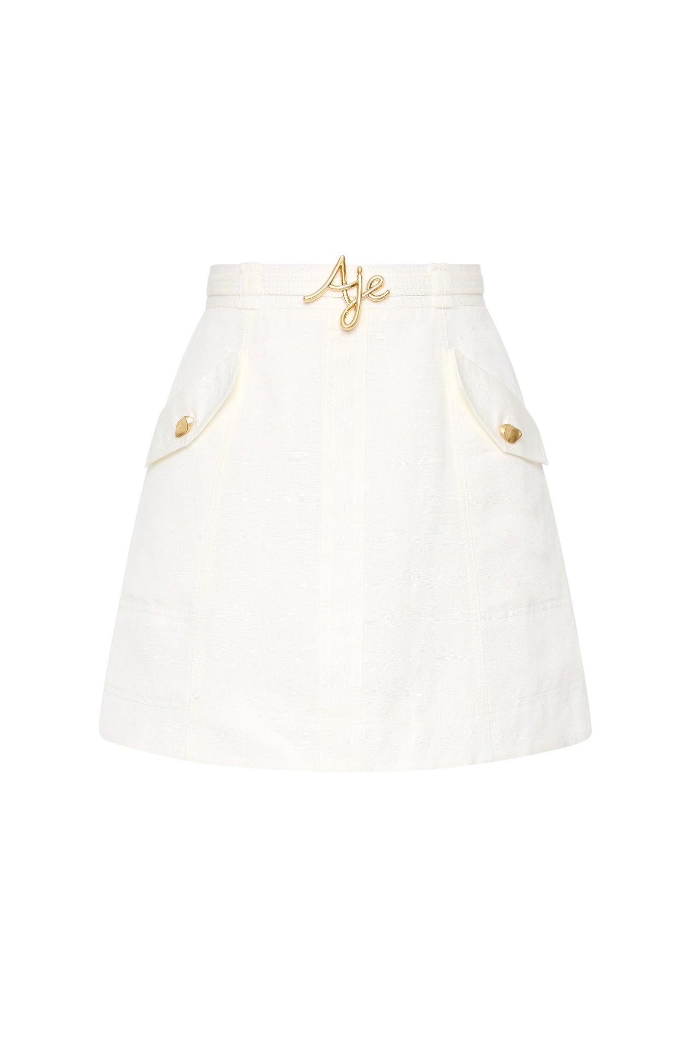 Christine Belted Mini Skirt Product Image