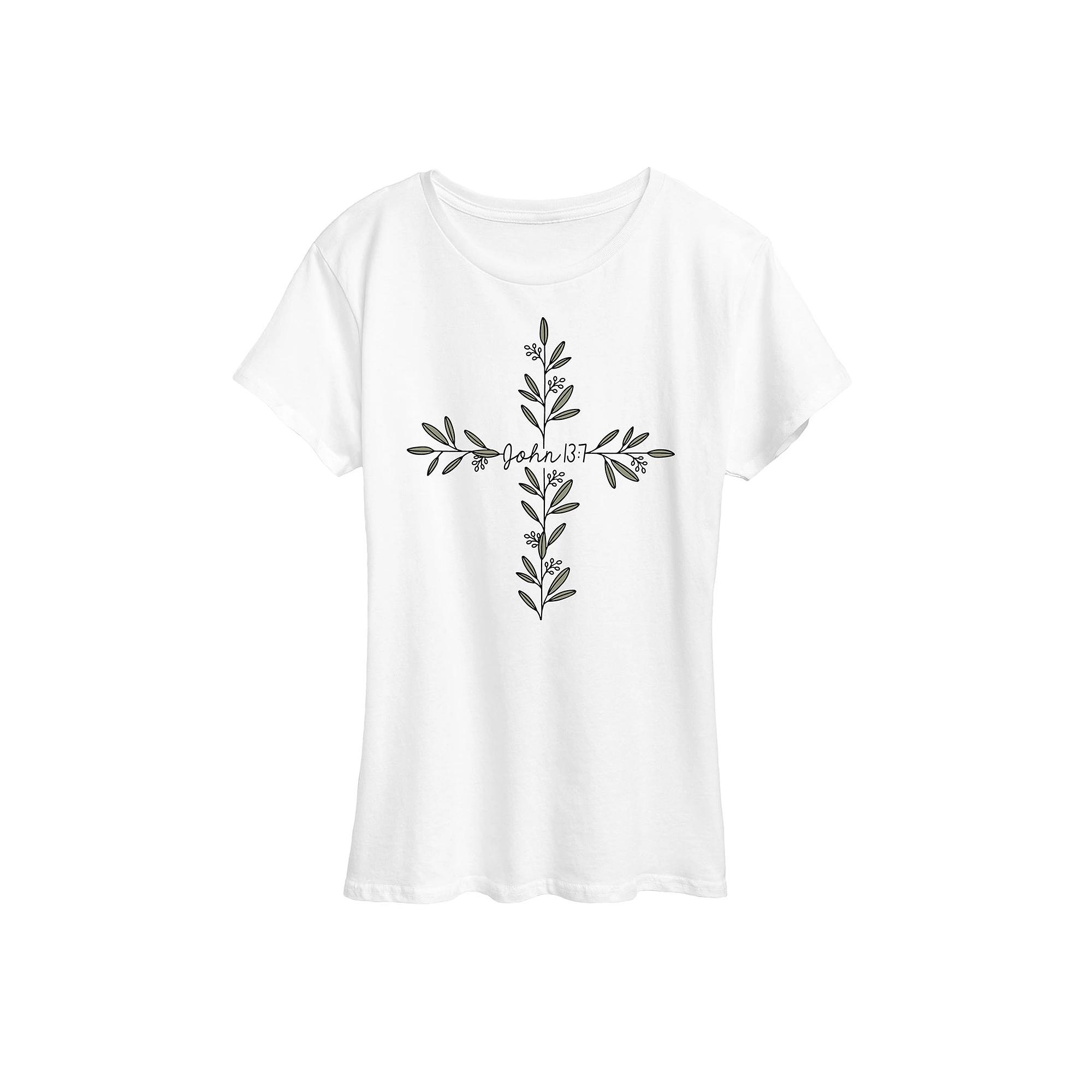 Women's John 13:7 Tree Cross Graphic Tee,  Product Image