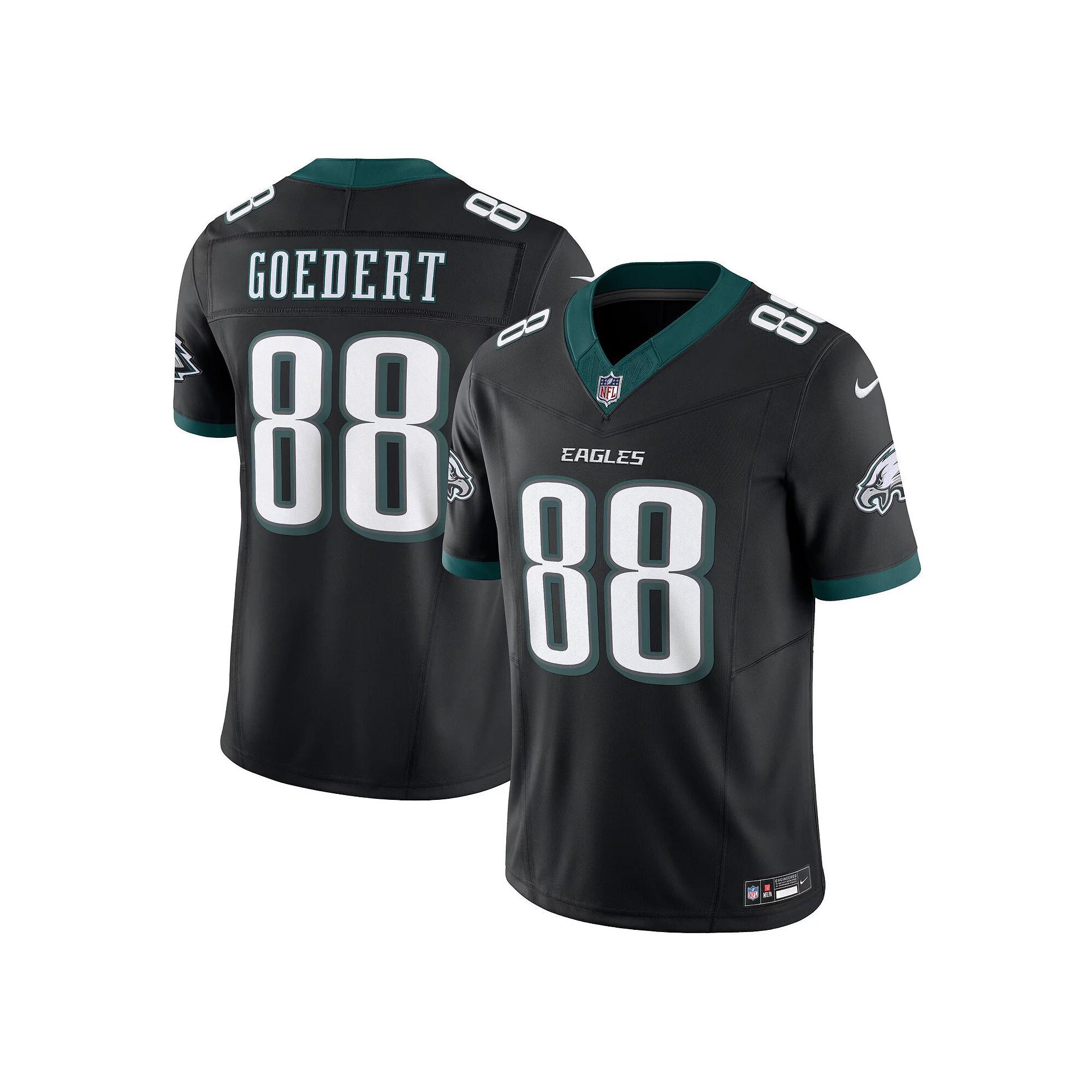 Men's Nike Dallas Goedert Black Philadelphia Eagles Alternate Vapor F.U.S.E. Limited Jersey,  Product Image