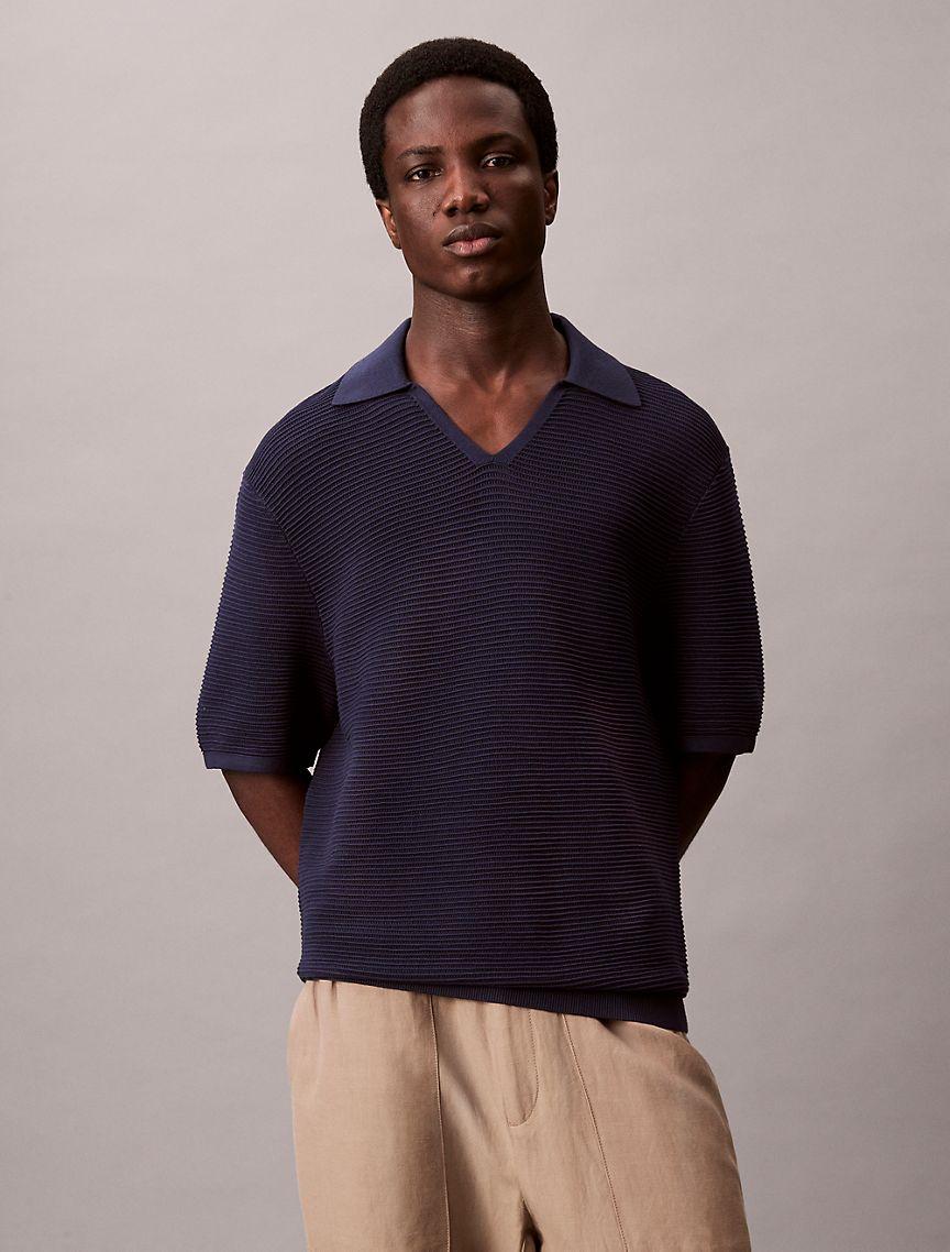Tech Knit Sweater Polo Shirt Product Image