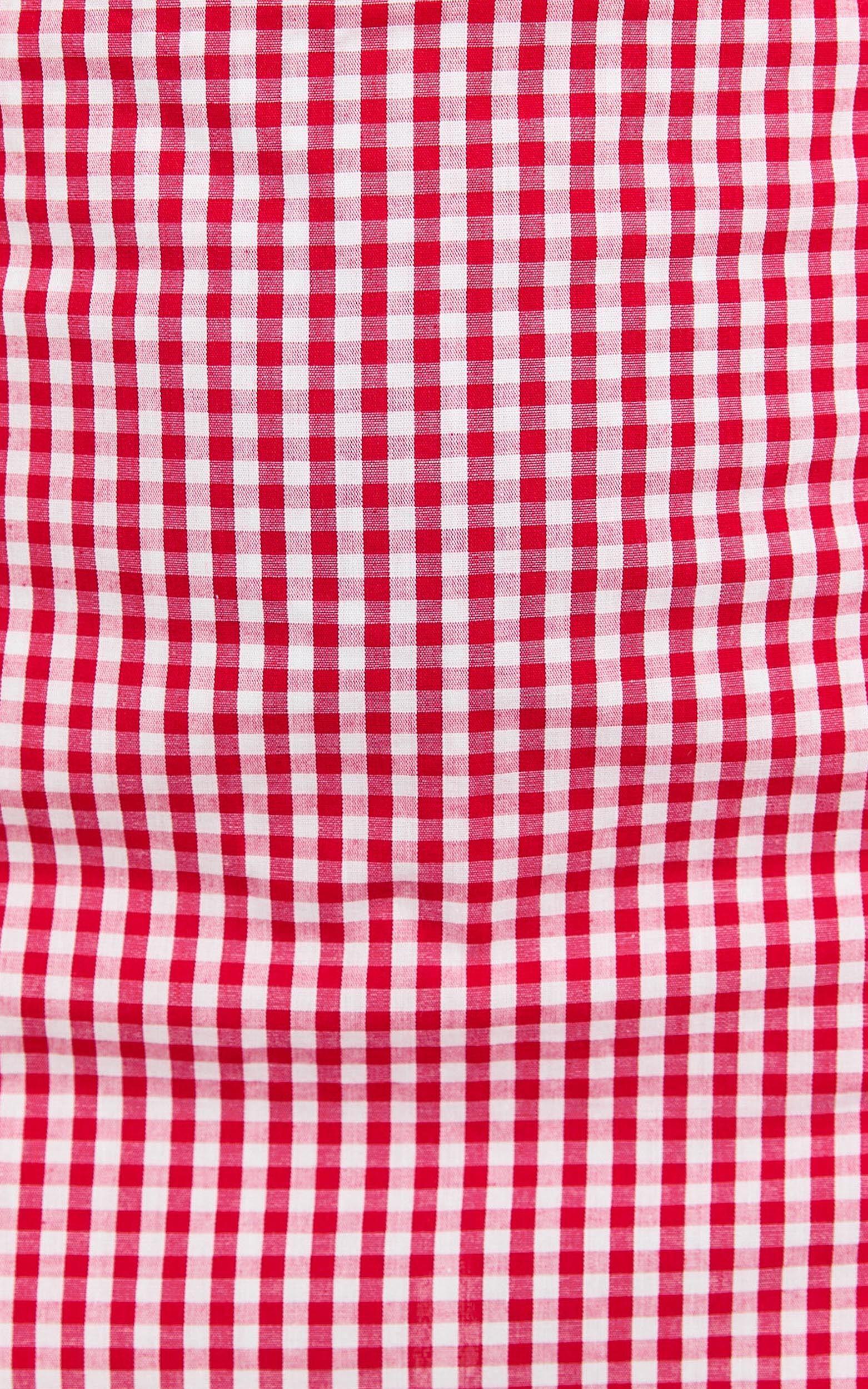 Margie Skirt -  Mini Skirt in Red Gingham Product Image
