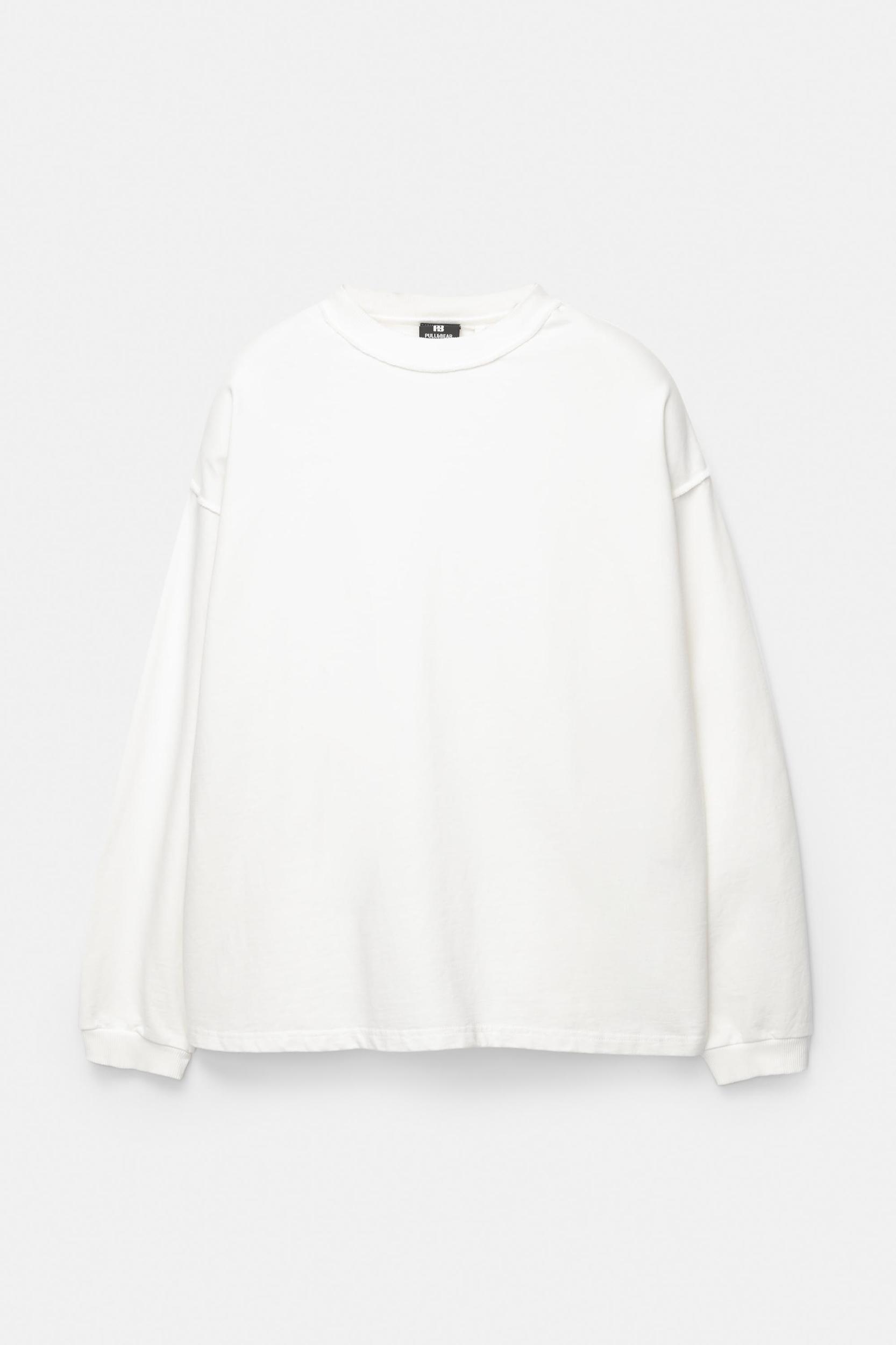 Seam detail long sleeve T-shirt Product Image