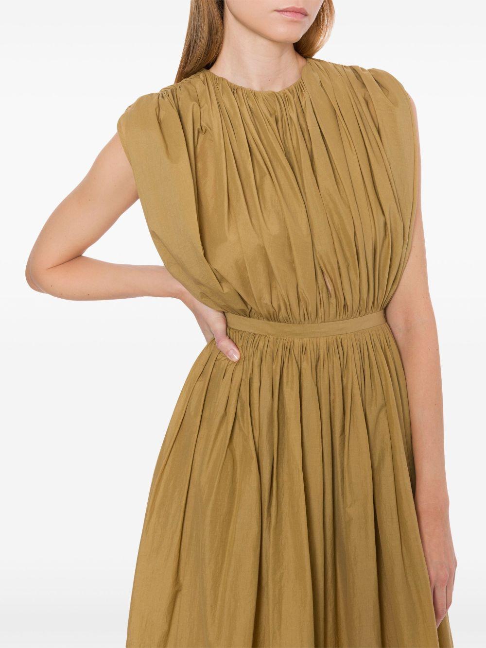 gathered midi dress Product Image