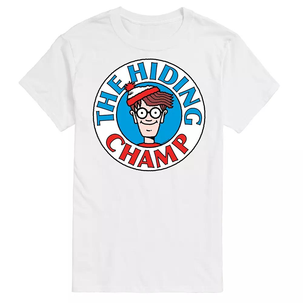 Men's Where's Waldo The Hiding Champ Graphic Tee,  Product Image