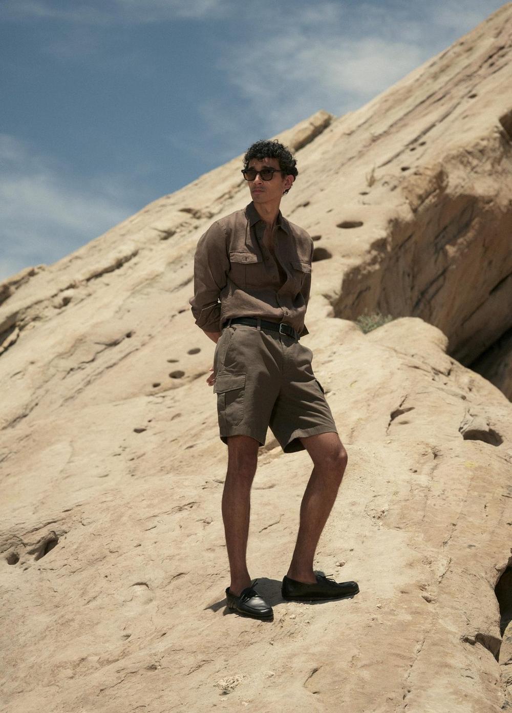 Linen Utility Shirt Product Image