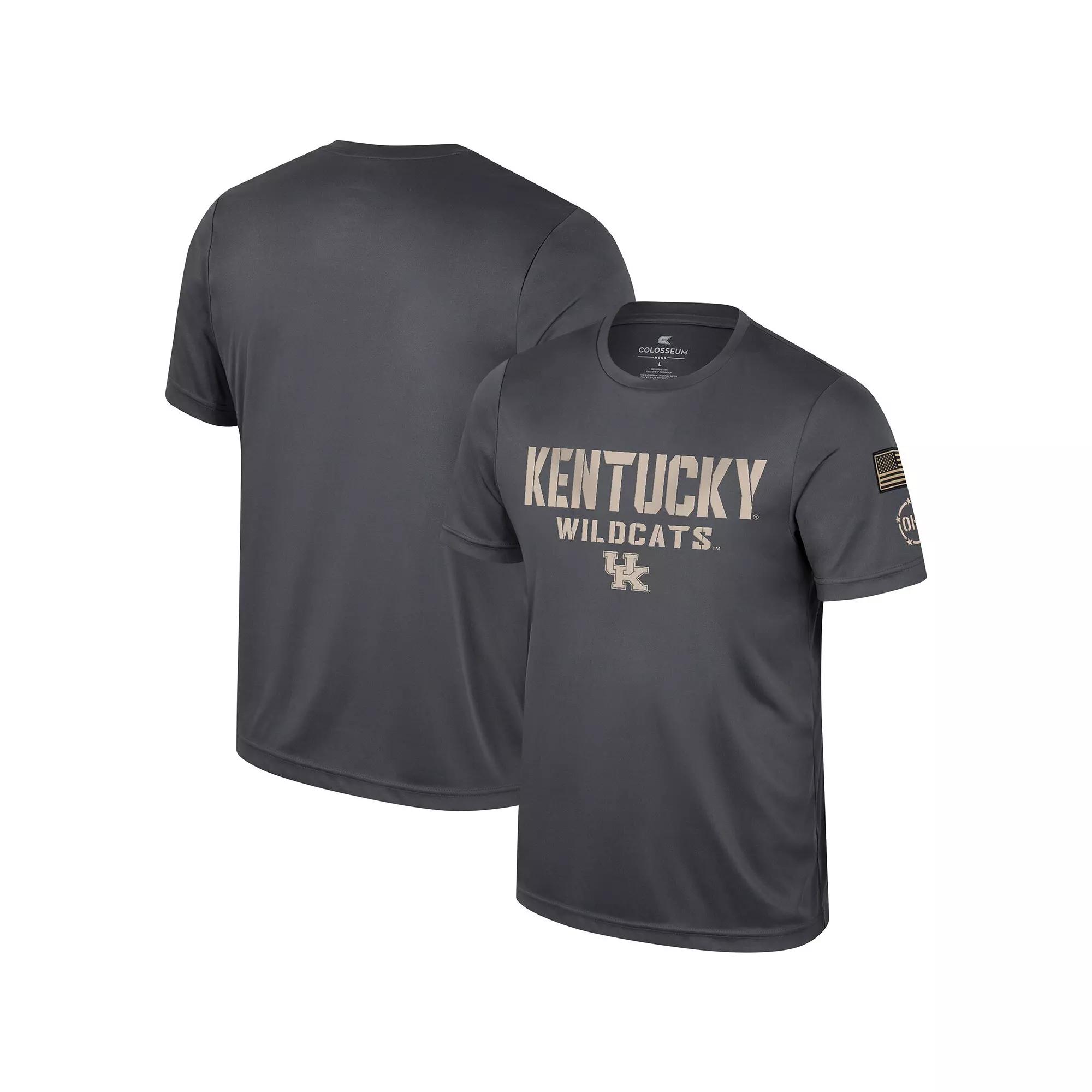 Men's Colosseum Charcoal Colorado Buffaloes OHT Military Appreciation  T-Shirt, Size: 2XL Product Image