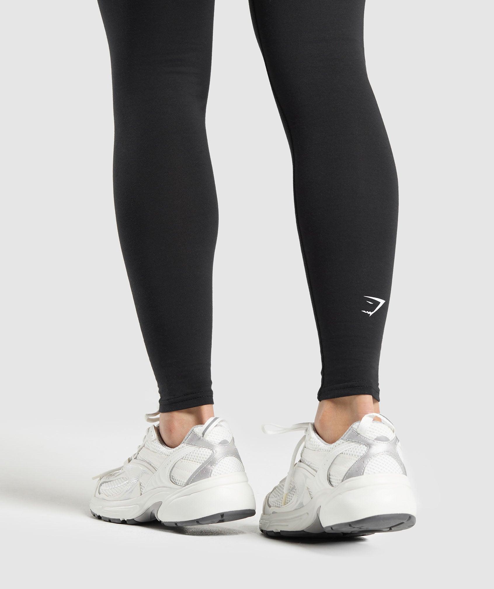 Gymshark Cotton Leggings - Black Female Product Image