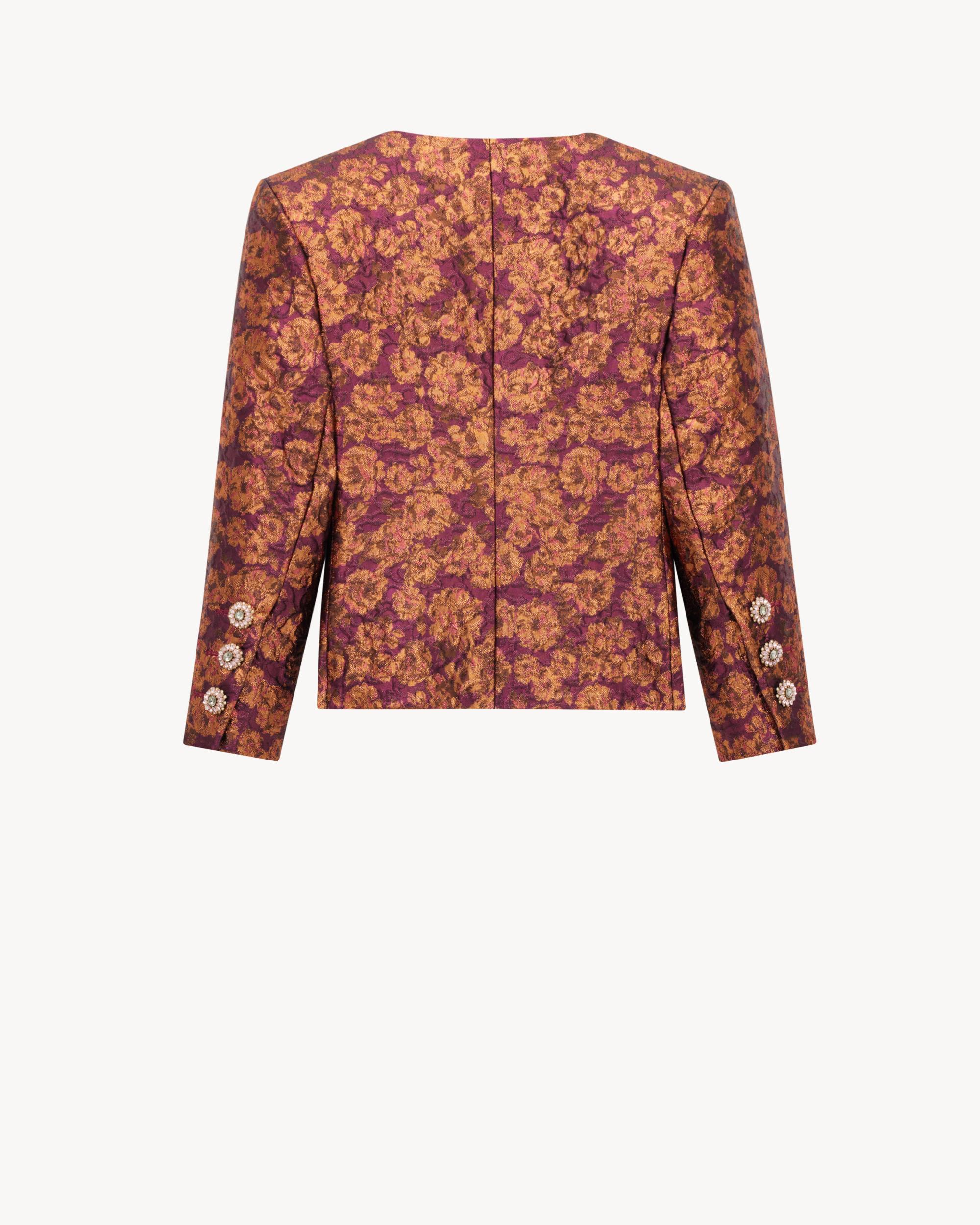 jacket in lurex brocade Product Image