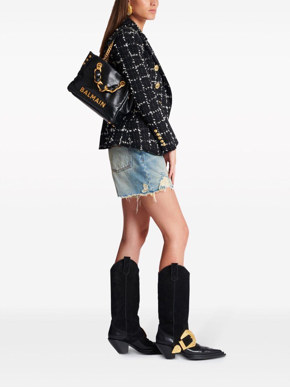 small 1945 Soft leather tote bag Product Image