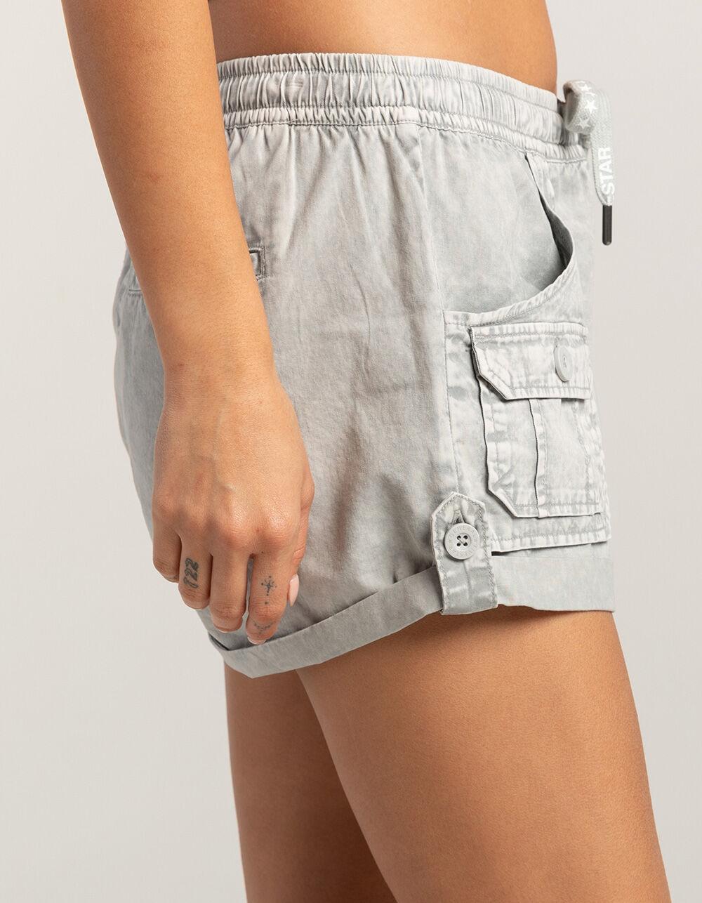 FIVESTAR GENERAL CO. Caravan Washed Womens Shorts - LIGHT GRAY Product Image