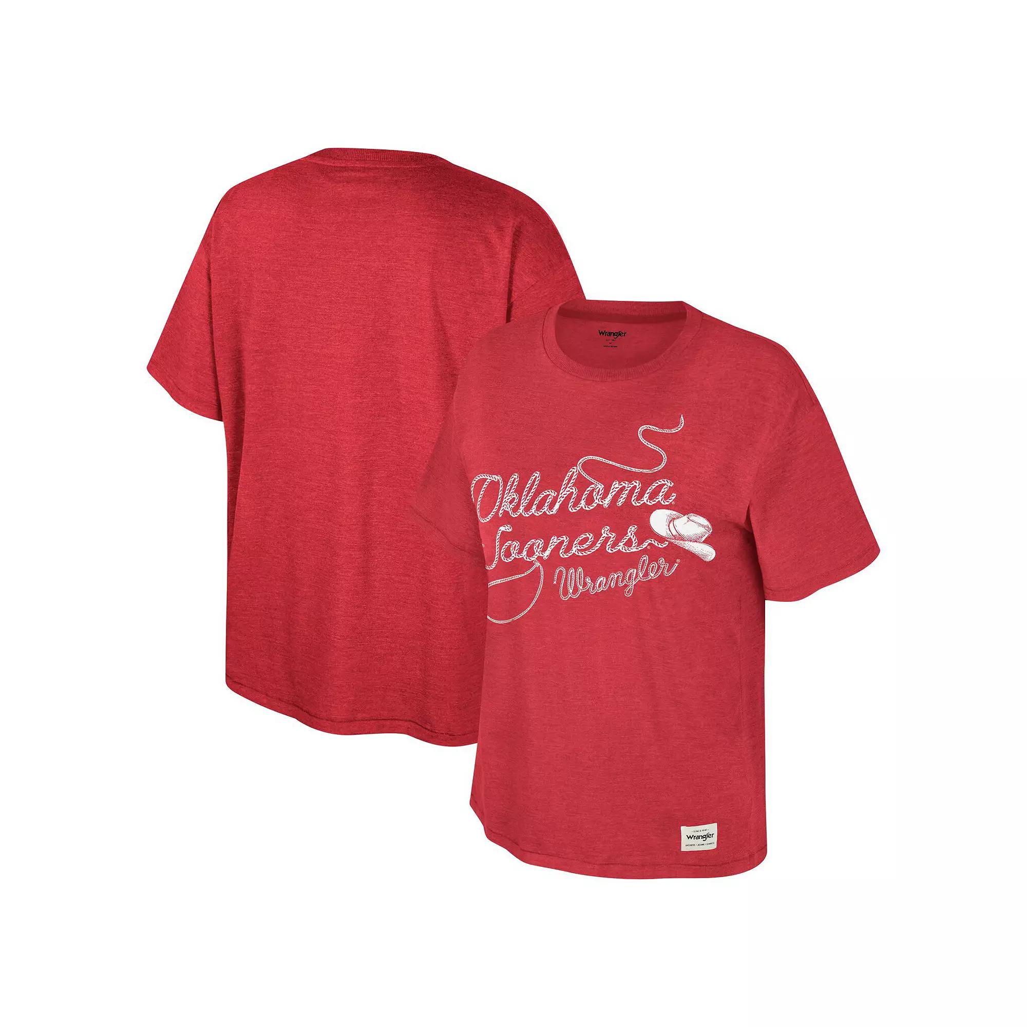 Women's Colosseum x Wrangler Crimson Oklahoma Sooners Lasso Over Product Image
