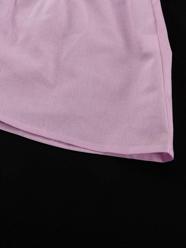 Loose Split-Joint Sleeveless Pleated V-Neck Vest + Pants Trousers Two Pieces Set Product Image