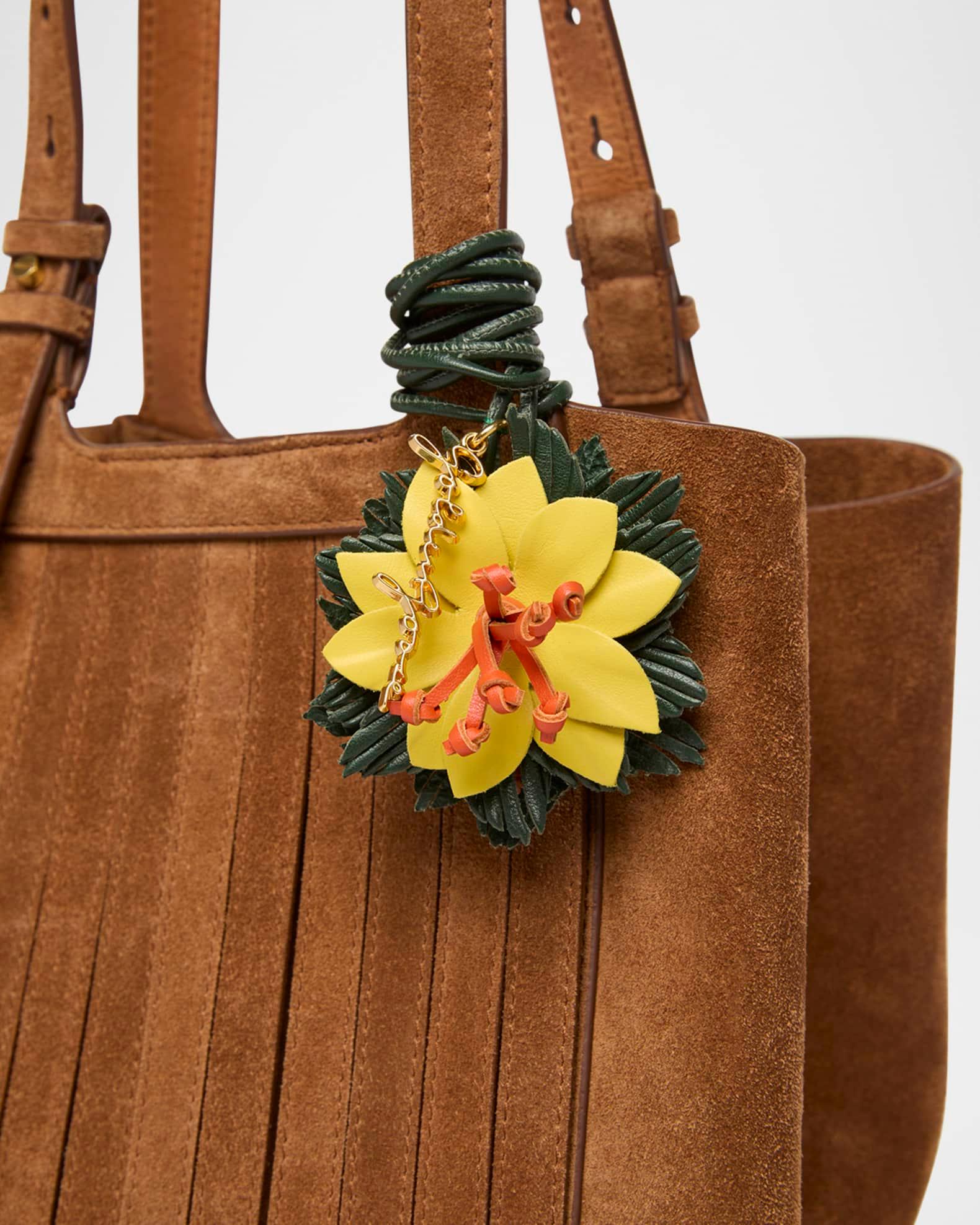 Leather Flower Bag Charm Product Image
