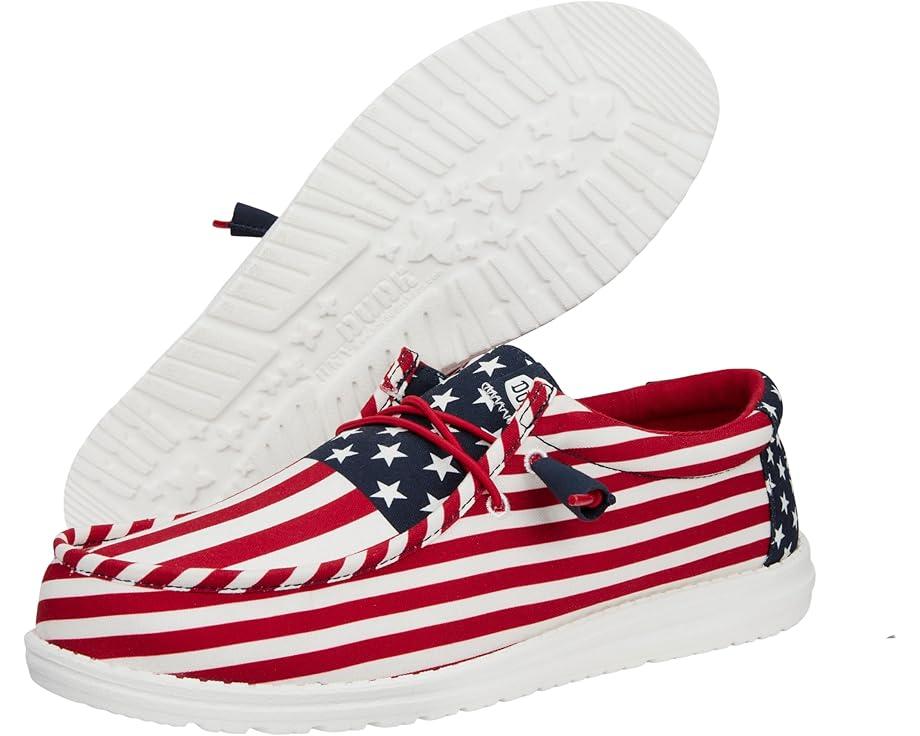 Men's Hey Dude Wally Americana Slip-On Casual Shoes Product Image