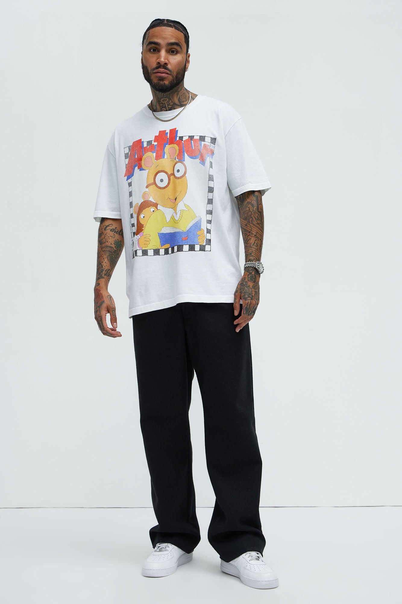 Arthur Oversized Short Sleeve Tee - White Product Image