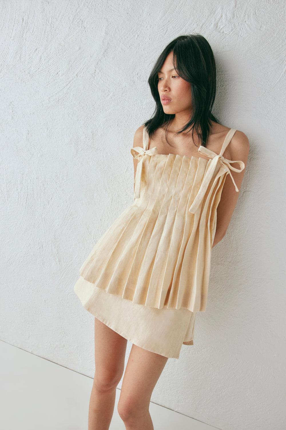 Zinia Skort Custard Product Image