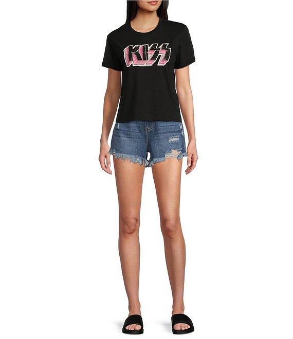 GB Roll Cuff KISS Graphic Band T-Shirt Product Image