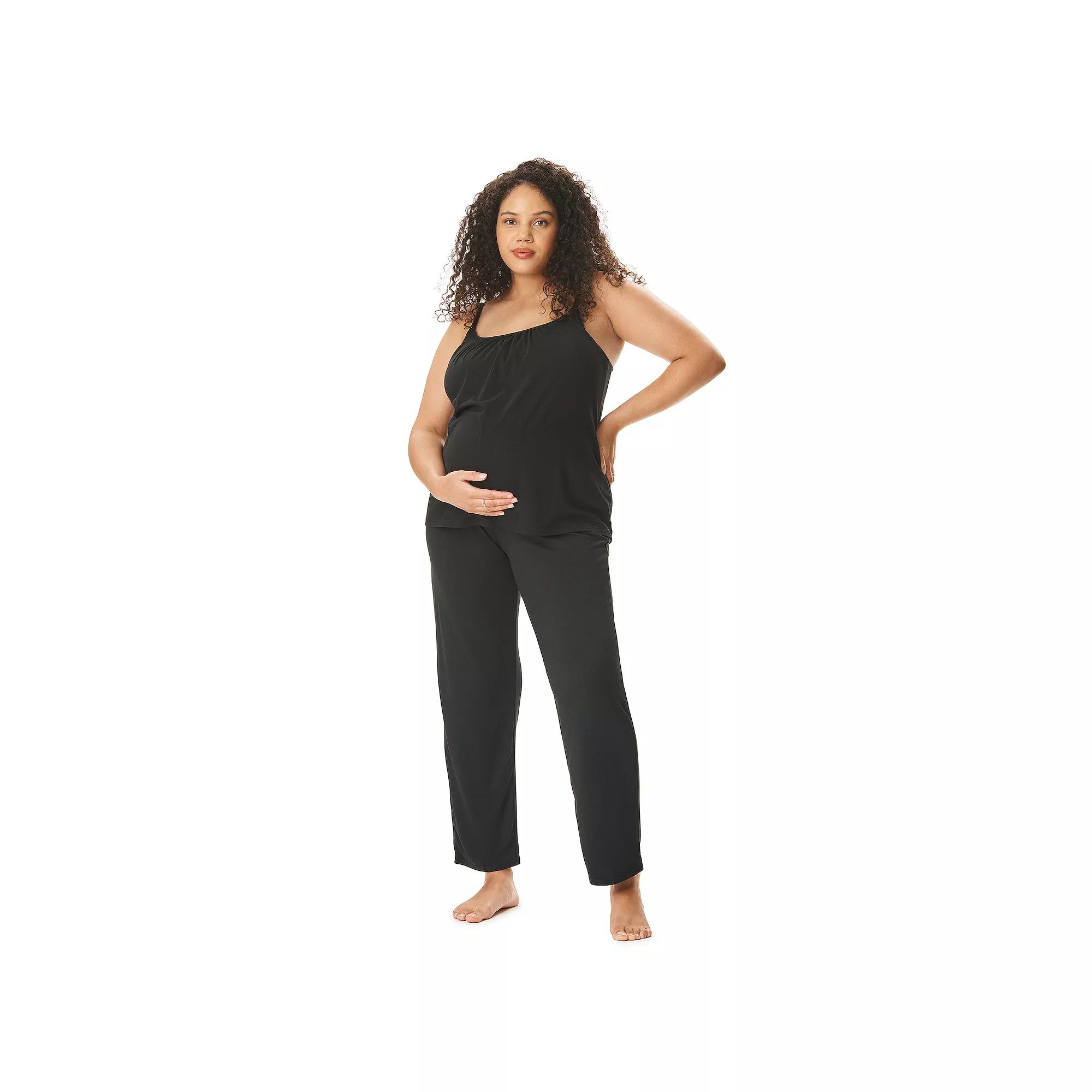 Maternity Motherhood® Swing Cami & Foldover Pant Set, Women's,  Product Image
